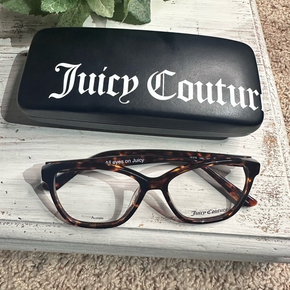 Juicy Couture Accessories - Juicy Couture Brown Patterned Glasses